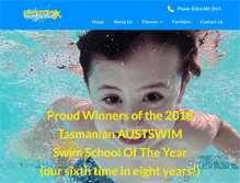 Tablet Screenshot of launcestonswimschool.com.au